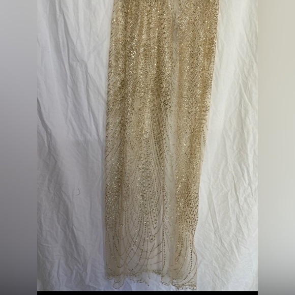 Festival gold glitter over skirt - Picture 3 of 3